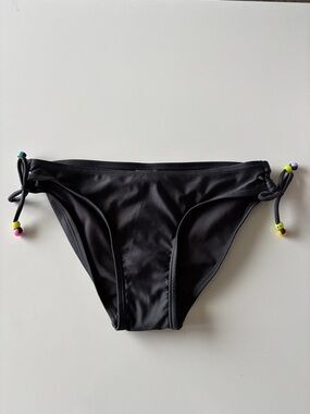 art class Black Girls' Swim Bikinie Bottom with Neon Bead Accents
